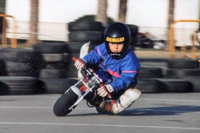 Jorge Lorenzo sulla minimoto