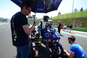 Prima volta con la Yamaha R3 a Vallelunga