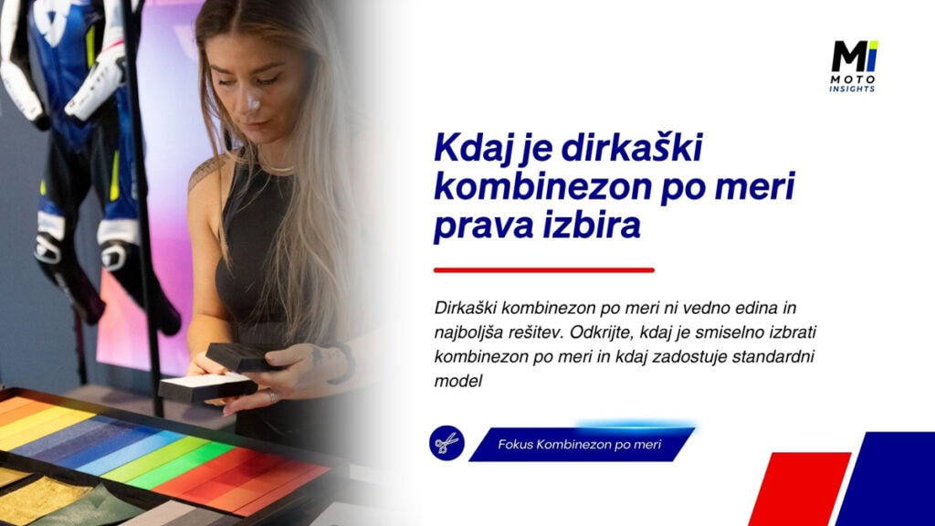 Kdaj je dirkaški kombinezon po meri prava izbira