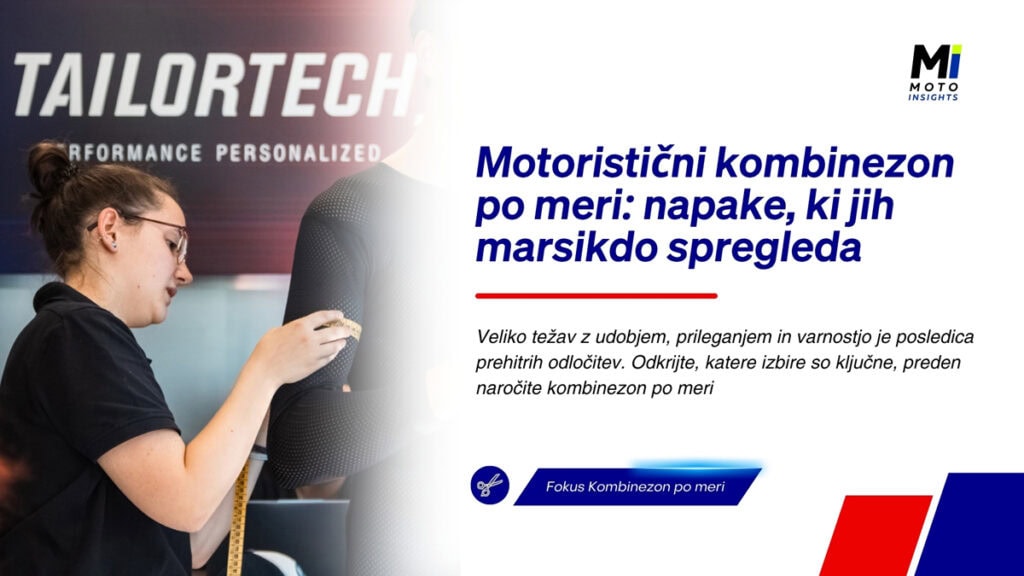 Motoristični kombinezon po meri: napake, ki jih marsikdo spregleda